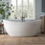Baignoire autoportante profonde en acrylique 65 po-126677825