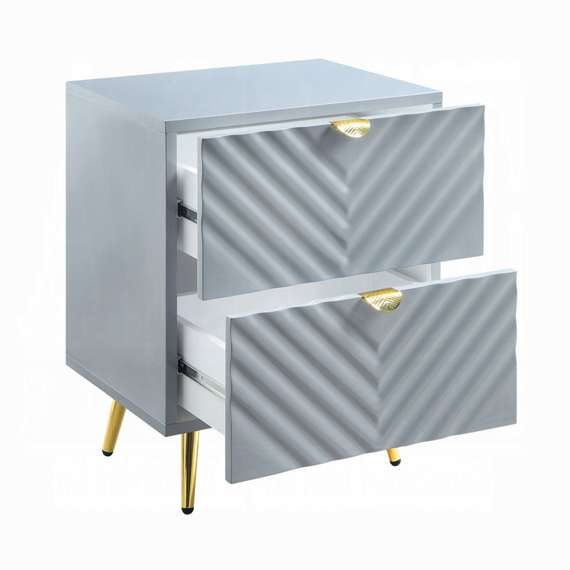 Gaines Nightstand, Gray