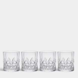 Peak Double Old Fashioned 12 oz. Whiskey Glass (Set of 4)