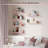 Floating Shelves For Wall, Wall Shelves For Decor Storage Set Of 6, Wall Mounted Wood Shelf For Bedroom, Living Room, Bathroom, Kitchen, Picture Ledge Shelf-1932320585