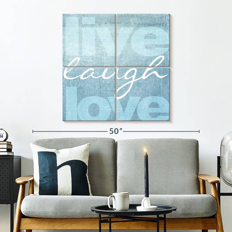 Tergel Live Laugh Love - bleu