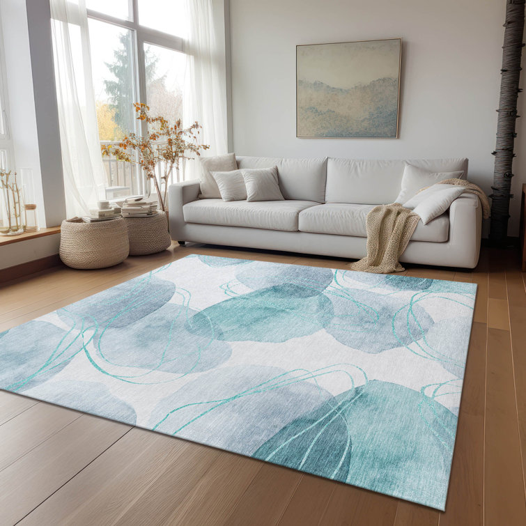 Altair Flatweave Washable Abstract Indoor / Outdoor Rug
