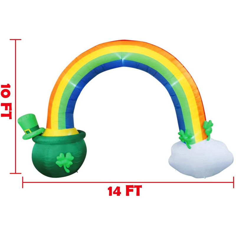 Arc-en-ciel et arc-en-ciel St. Patrick