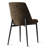 Modern 5-Piece Round Dining Set With Pedestal Base Table And Upholstered Side Chairs-1504380180