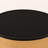 Modern Accent Cylindrical Round Coffee Table with Black Top-106785945
