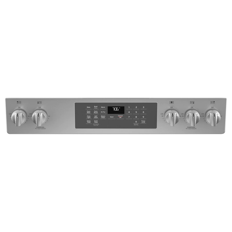 30" 5.6 cu. ft. Slide-In Gas Range with No Preheat Air Fry and Griddle, Stainless Steel