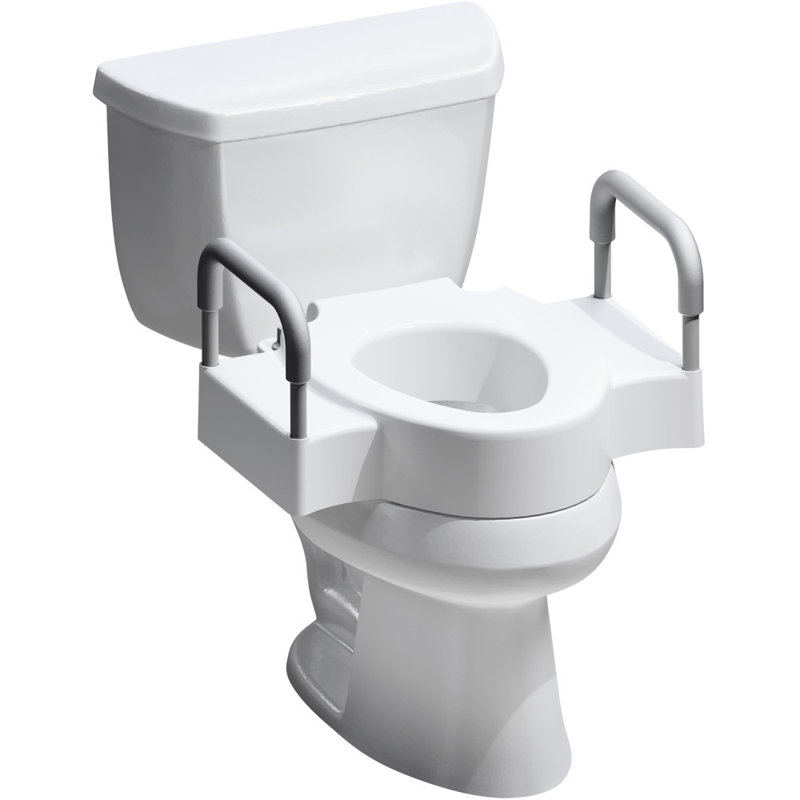 Siège de toilette surélevé avec poignées 4,5 po Rise de Rise