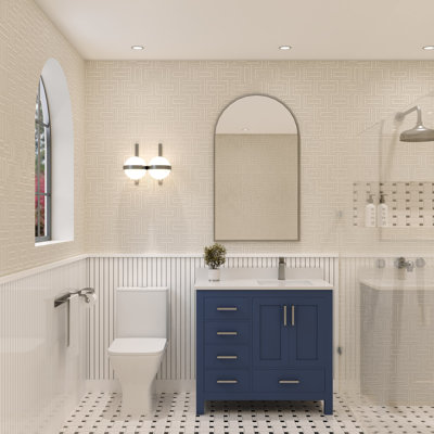 Base de meuble-lavabo simple 35 po Rooh