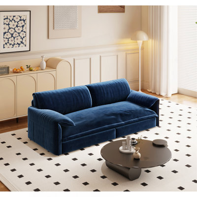 66" Queen Pull Out Sofa Bed, 3-In-1 Convertible Sleeper Sofa With Side Storage,Multi-Functional Velvet Loveseat Bed For Living Room,Bedroom,Apartment,Office