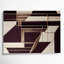 «Geometric Abstraction 93», art mural sur toile brune-1210855471