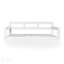 Lit de jour de balançoire de véranda en bois de patio, structure en bois d'acacia durable avec 4 cordes de suspension pour la détente en plein air-1042811249