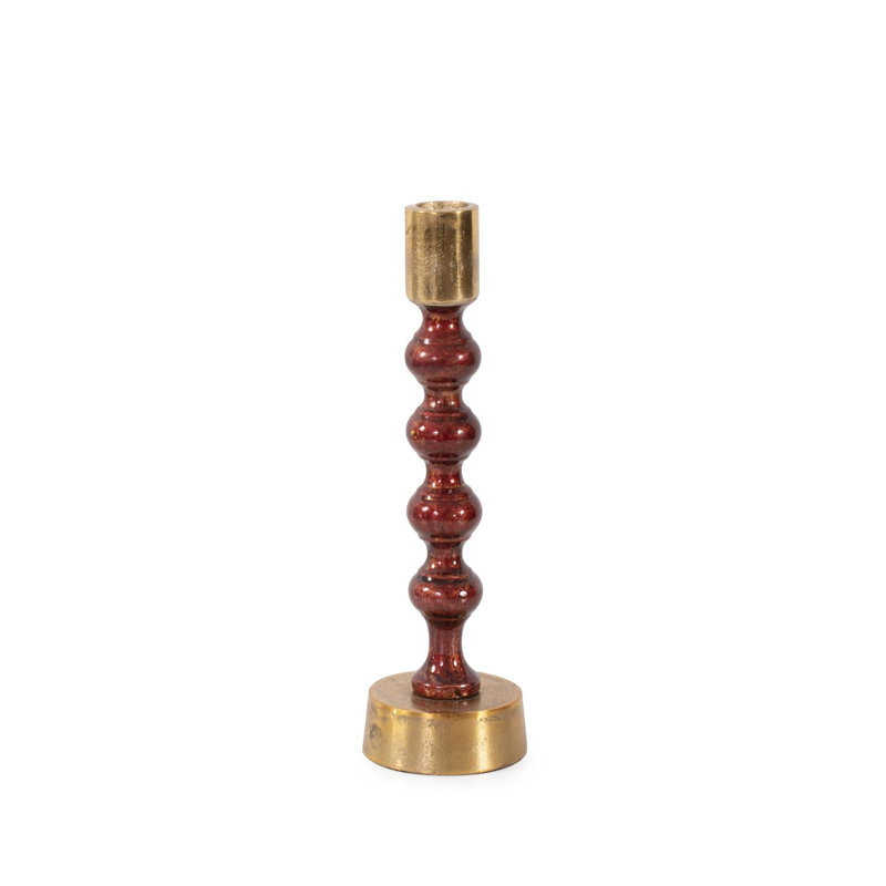 Chandelle Sharma Crimson Gold, H 9 po x l 3 po x P 3 po