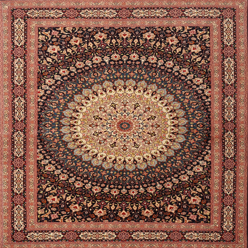 Oriental Indoor Rug, Round 4'