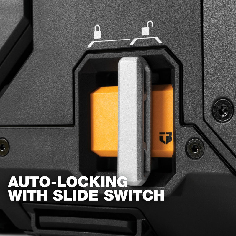  StackTech Large Tool Box with Auto-Locking Interface and Tray