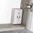 LED Large Rectangular Aluminum Alloy Surface Mount Medicine Cabinet With Mirror