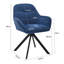 48.5cm H Fabric Upholstered Dining Chair with Arm-483587304