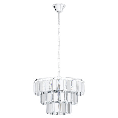 Langton 5 - Light Chrome Unique/Statement Pendant