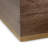 Abba 28"W Solid Mango Wood Modern Square Coffee Table with Low Profile Block Design-1216584665