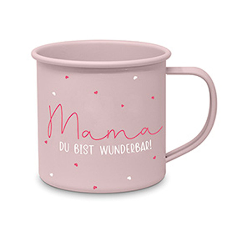 Powder-coated Metal Coffee Mug