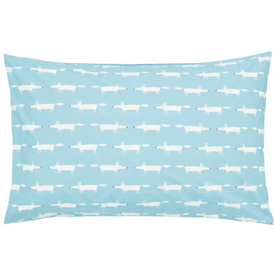 Mr Fox 100% Cotton Pillow Case