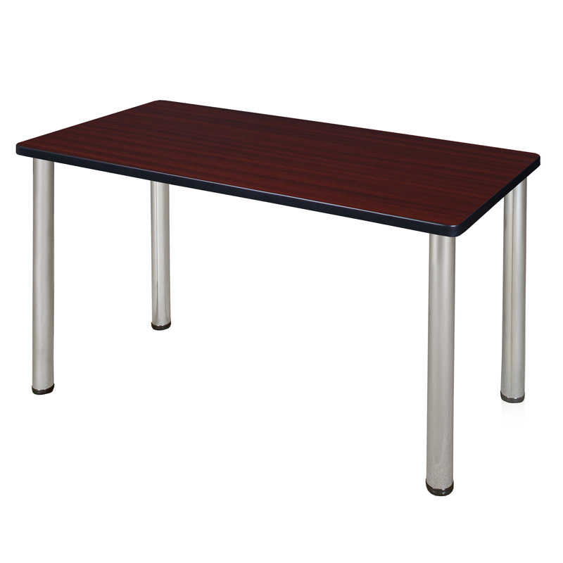 Plateau de table de formation Kee, Chrome, Acajou, H 29 po x L 42 po x l 24 po