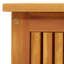 Boîte de rangement pour l'extérieur vidaXL, boîte de terrasse, bois d'acacia massif