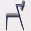 Chaise de bureau rembourrée à dossier ouvert
