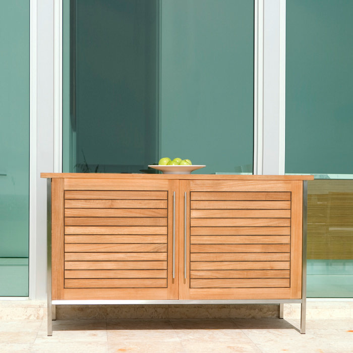 63'' W Solid Wood Credenza