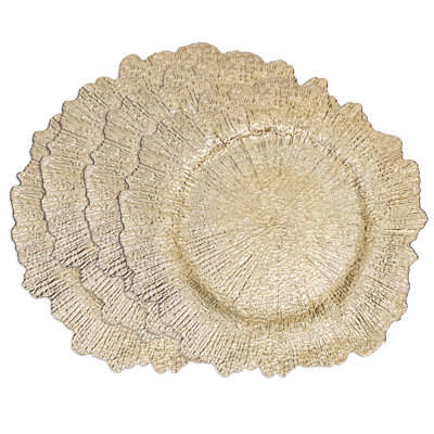 Radiant Elegance Starburst Charger (Set of 4)