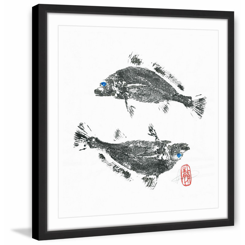 « croakers go espionnage yang », reproduction d’art encadrée, H 18 po x l 18 po x P 1,5 po
