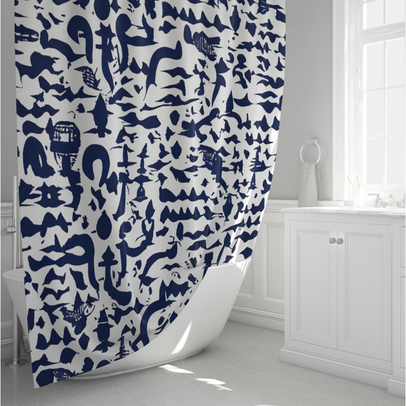Rideau de douche Emiterio, H 93 po x l 70 po