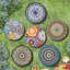 Table d'appoint de patio avec tablette-649792722-649792723-649792720