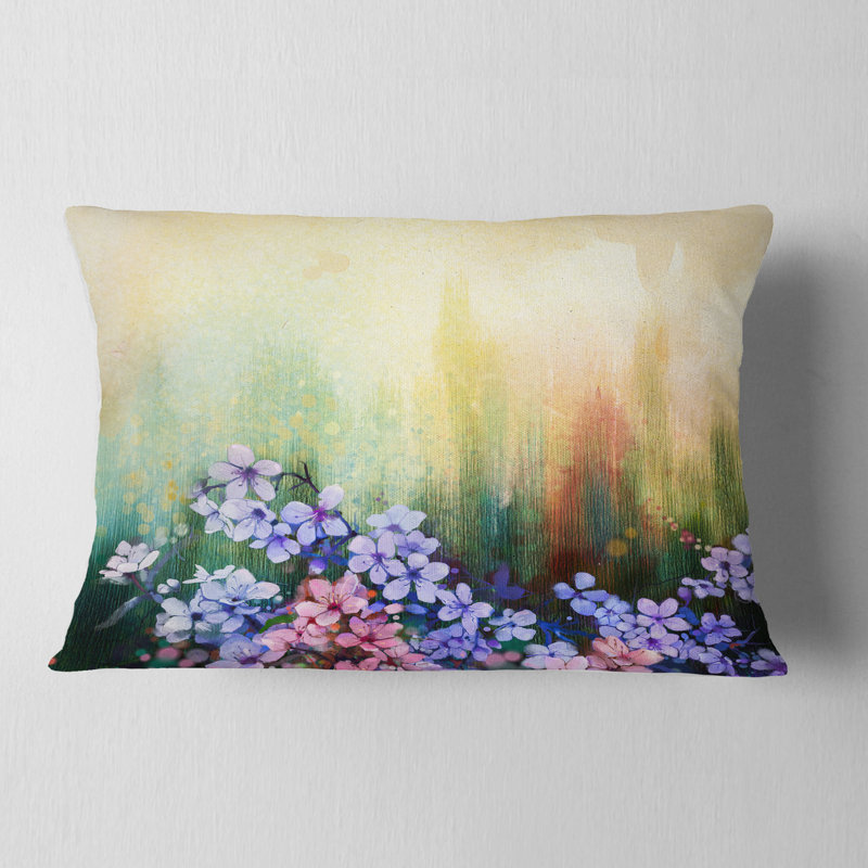 Coussins floral en couleur douce sakura