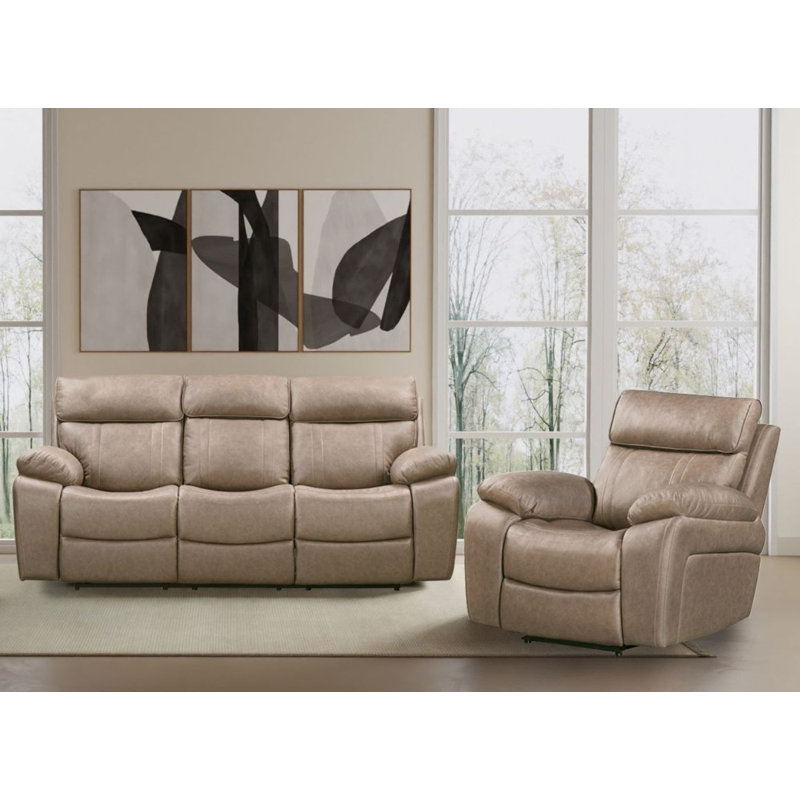 Arthur Abree Manual Reclining Sofa And Recliner