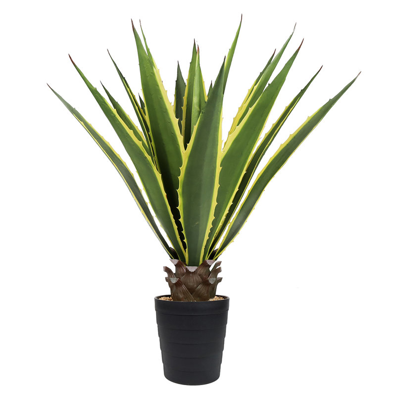 Fausse plante d'agave en pot 38 po Coker