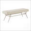 Banc contemporain tapissier Beige