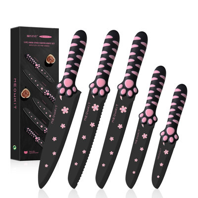 Ensemble de couteaux de cuisine 5 pièces Meowkit
