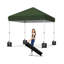 Pop Up Gazebo Canopy Tent, 210D UV-Resistant Oxford Fabric, Rust-Proof Frame with 3 Adjustable Heights, Quick Setup Outdoor Shelter with Full Accessories-129589822-129589823