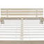 vidaXL Bed Frame Solid Pinewood-43556313-43556314