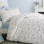 Vintage Rosebud Lace 200 Thread Count Cotton Reversible Duvet Cover Set-123572125-133717046