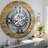 Wall Clock 36" Oversized for Living Room decor with Real Moving Gears England Collection-107103023