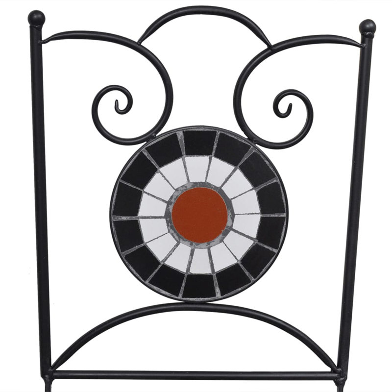 Lucan 2 - Person Metal Patio Dining Set with Square Table