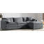 Canapé modulaire en chenille 103 po avec coussins doubles et repose-pieds mobile Norvale-503605006