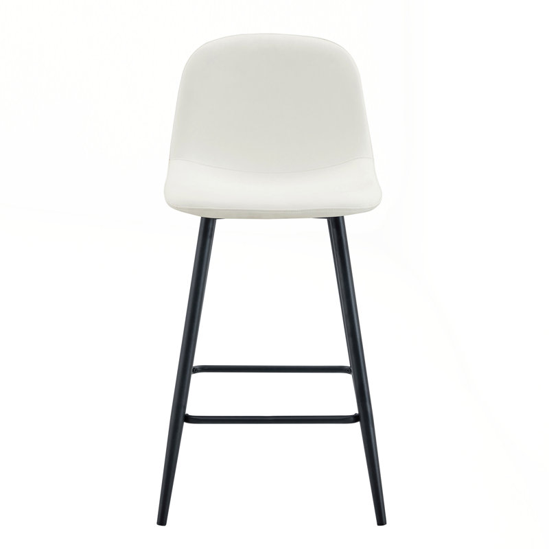 Stylish PU Bar Chair Set - Thoughtful Design For Versatile Use, White