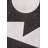 Orbie Modern Geometric Abstract Two-Tone Black/Cream Indoor/Outdoor Rug-855826871