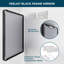 Miroir de salle de bain mural Llesenia-184043390-184043387-179273157