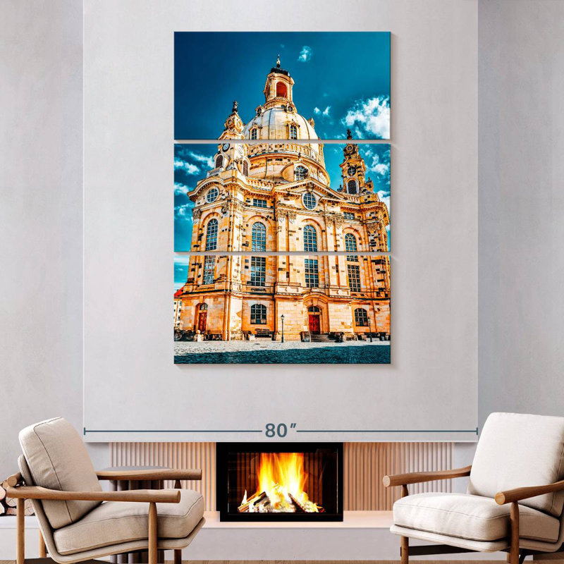 Adella Dresden Frauenkirche, H 74 po x l 48 po
