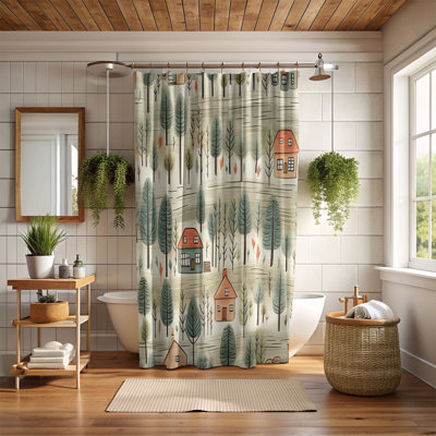 Rustic Canvas - Premium Shower Curtain