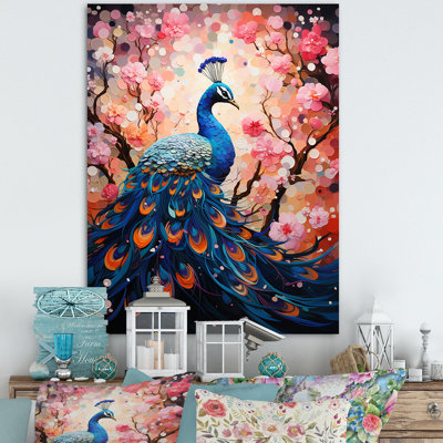 «Flower Colors Of The Peacock I» sur toile