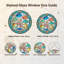 Panneau de vitrail Tropical Fish - 7,8H-1986657681